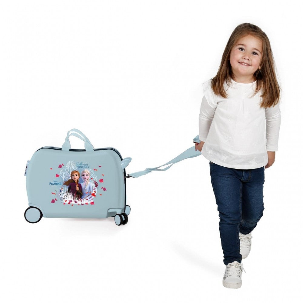 Kinderkoffer Frozen Trust your journey Mit 2 multidirektionalen Rädern
