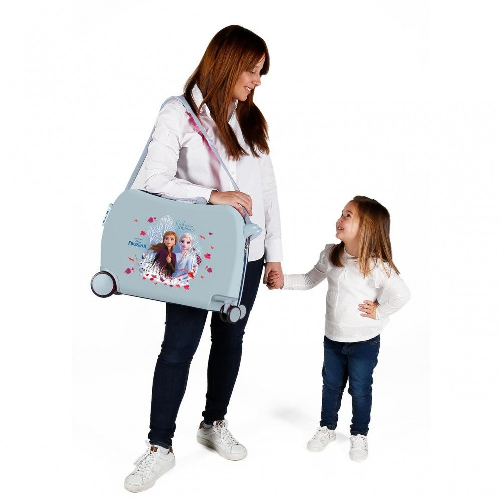 Kinderkoffer Frozen Trust your journey Mit 2 multidirektionalen Rädern