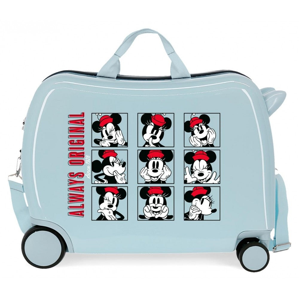 Kinderkoffer Minnie Blau 2