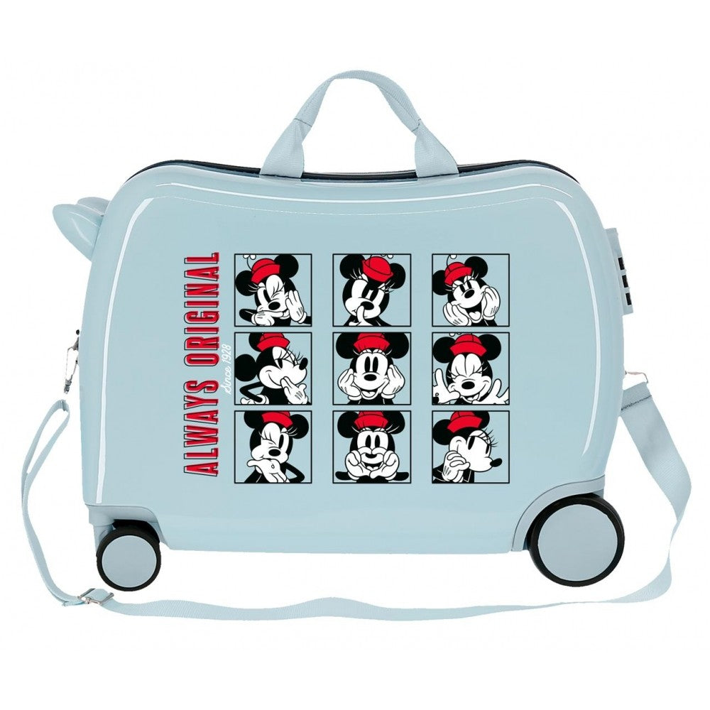 Kinderkoffer Minnie Blau 2