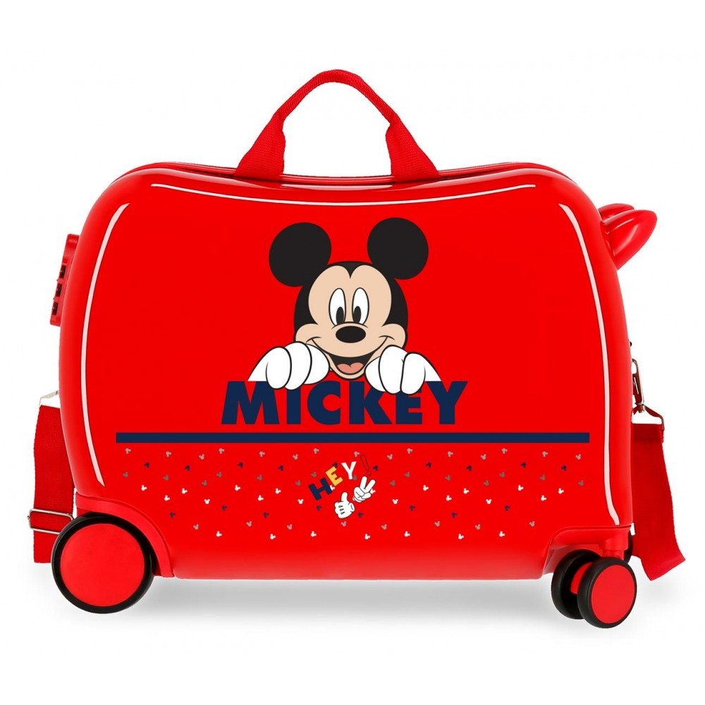 Kinderkoffer Happy Mickey mit multidirektionalen Rädern