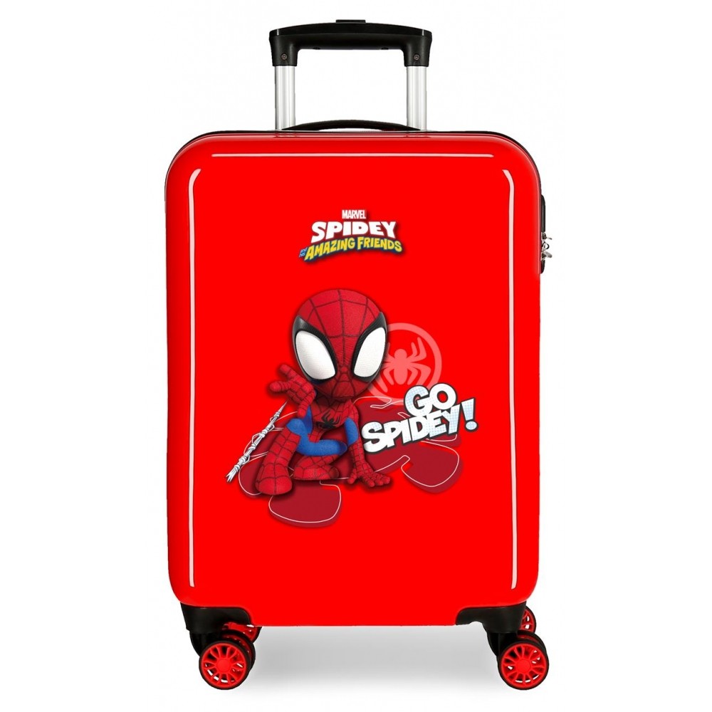 Valise cabine Go Spidy rigide 55 cm Rouge