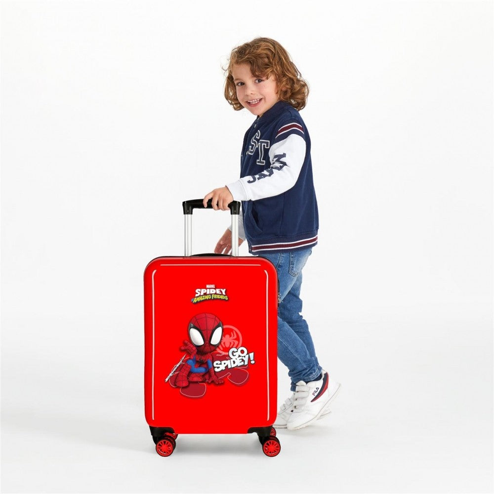 Valise cabine Go Spidy rigide 55 cm Rouge