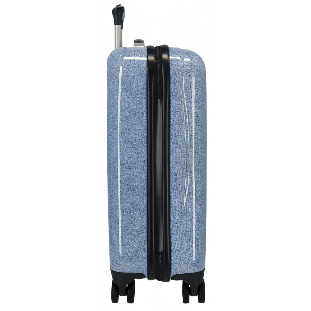 Cabin suitcase Enso Together Growing rigid 55cm denim