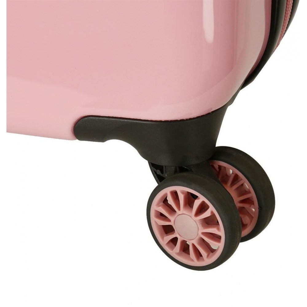 Set van koffers Pepe Jeans Carol onbuigzaam 55-68cm nude