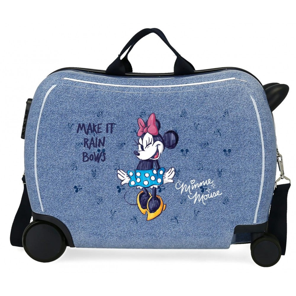 Mala infantil Minnie Make it Rain Bows 2 rodas multidirecionais