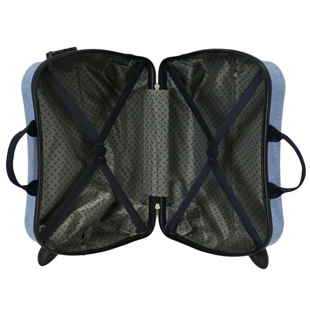 Kinderkoffer Spiderman Denim 2 Multidirektionale Räder