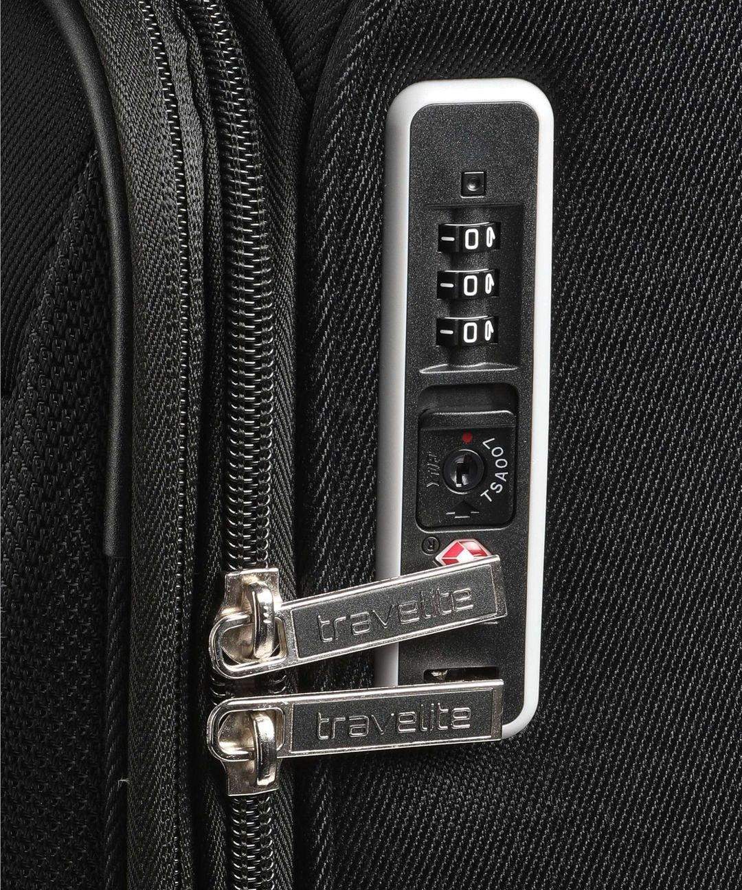 Medium suitcase Extensible Blanda of TRAVELITE - MIIGO - BLACK