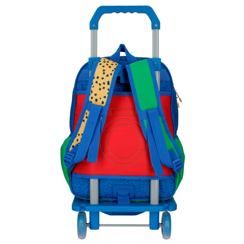 Schul -Rucksack Enso Jungle Club mit Auto