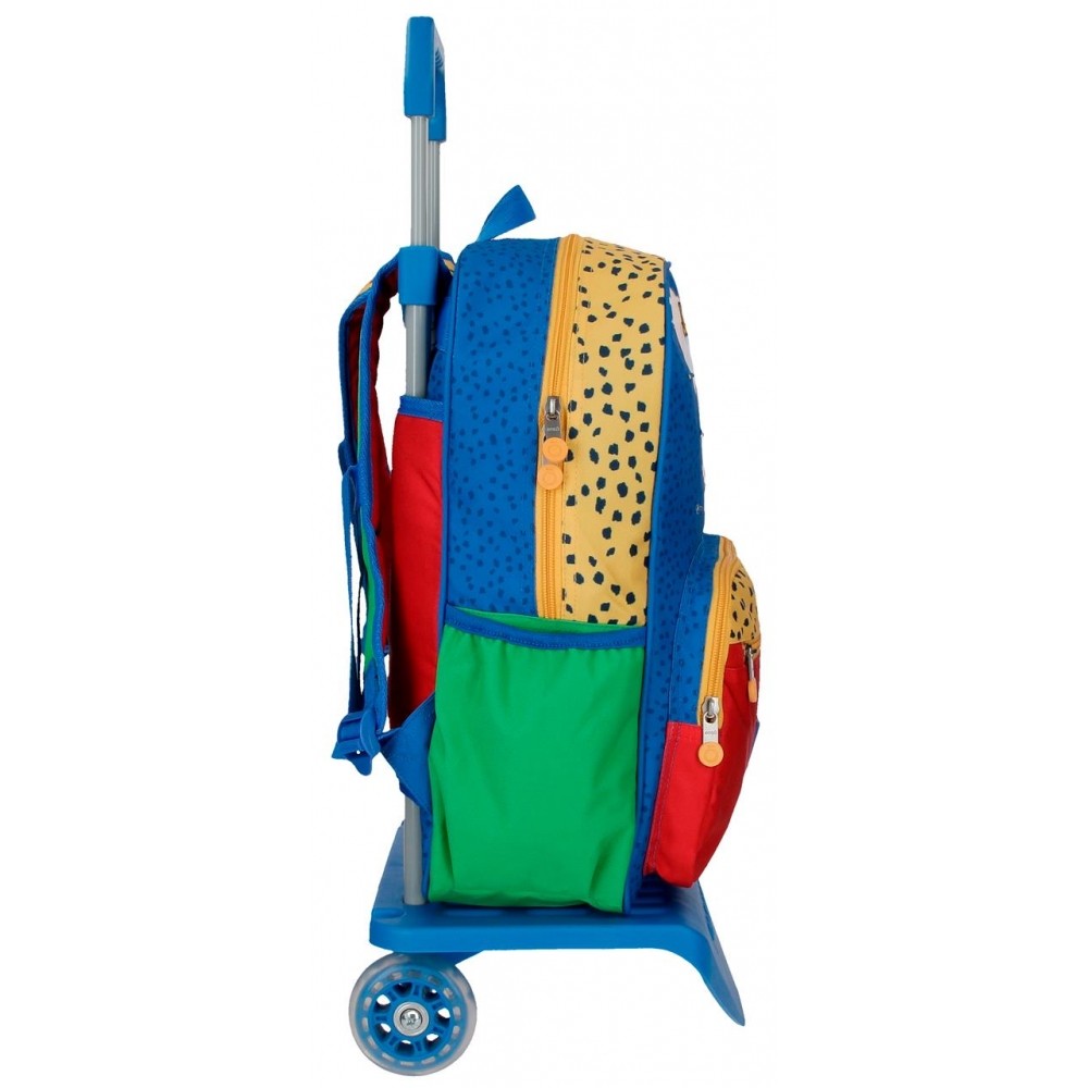 Schul -Rucksack Enso Jungle Club mit Auto