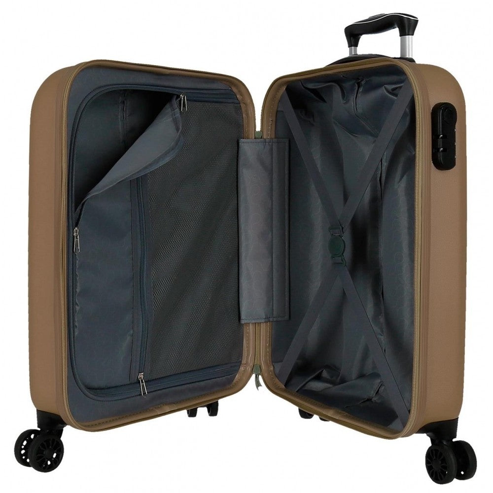 Rigid suitcase game 55-68-78cm Roll Road Camboya Champagne