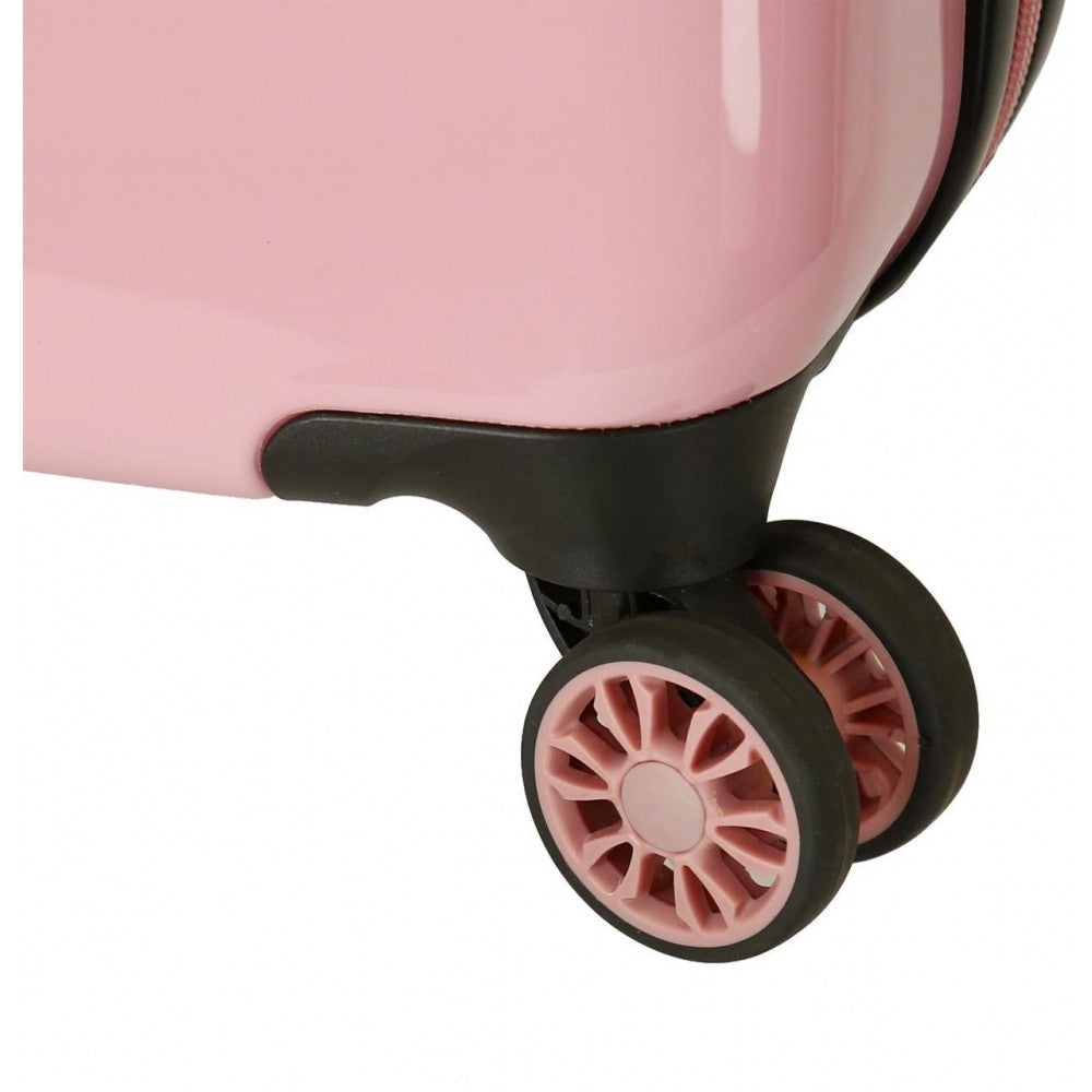 Gemiddelde koffer Pepe Jeans Carol onbuigzaam 68cm nude