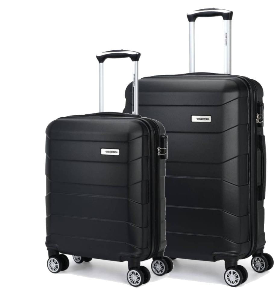 Extensible medium and small suitcase set BUDAPEST of Greenwich