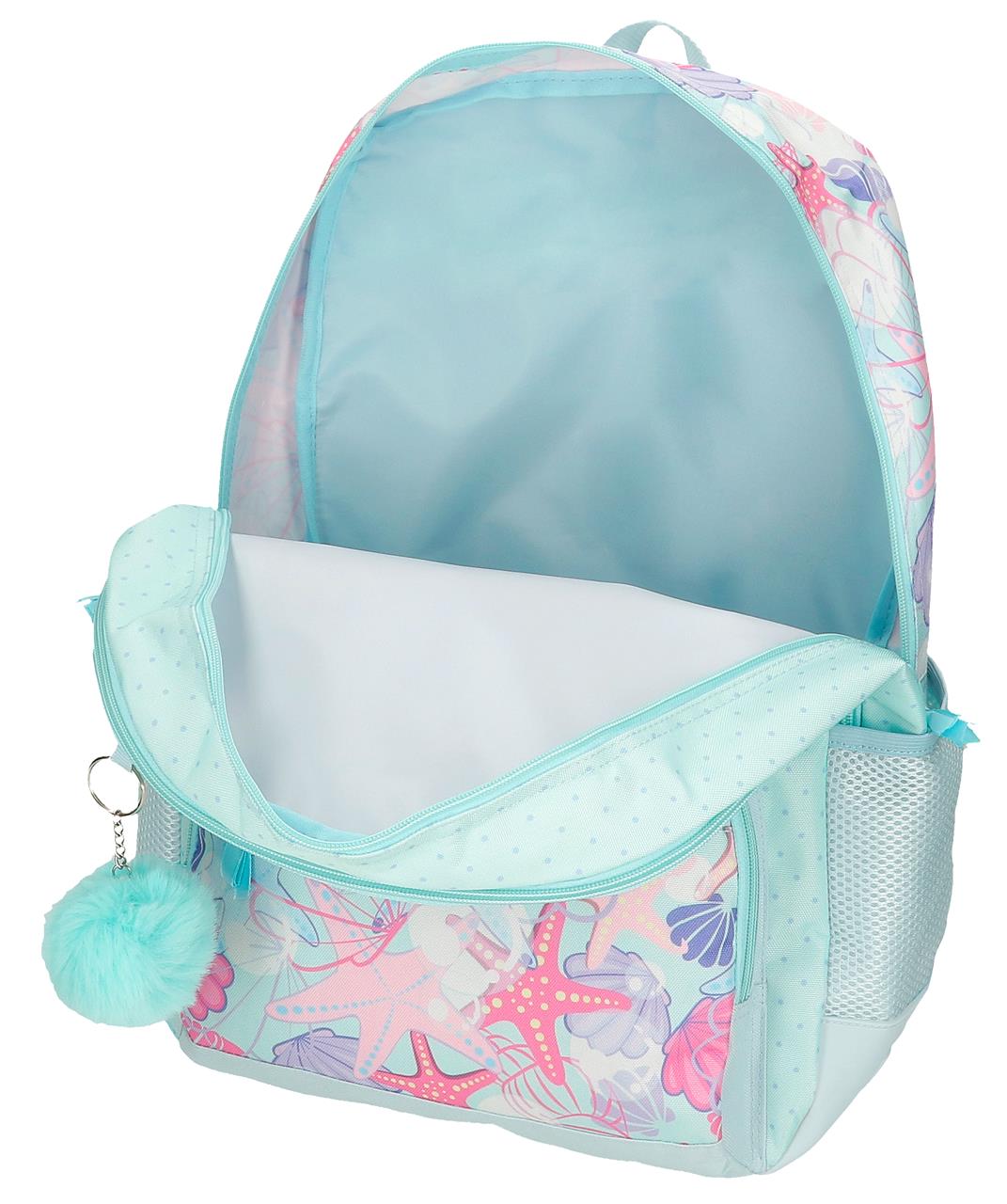 30526T1 Adapte a mochila. 44cm 2C. C/carro. MOVOM Eu amo o Sea Lif