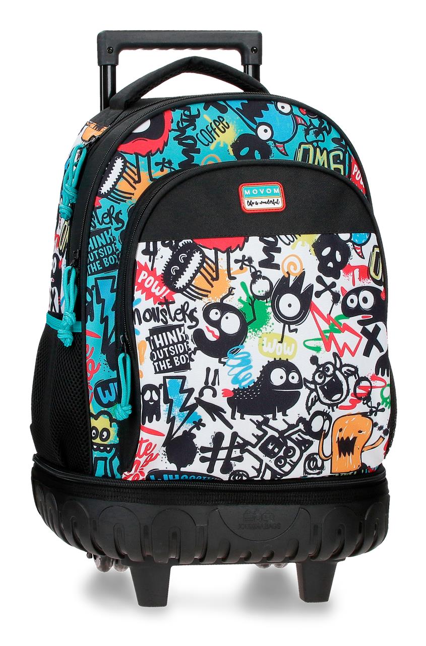 3272941 RUCKSACK COMPACT DESM. 2R. MOVOM SCHWARZE MONSTER