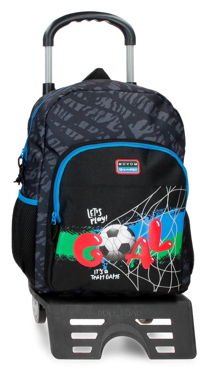 32822T1 ADAP-RUCKSACK. 40CM. C/CARRO. MOVOM Schwarz im Abseits