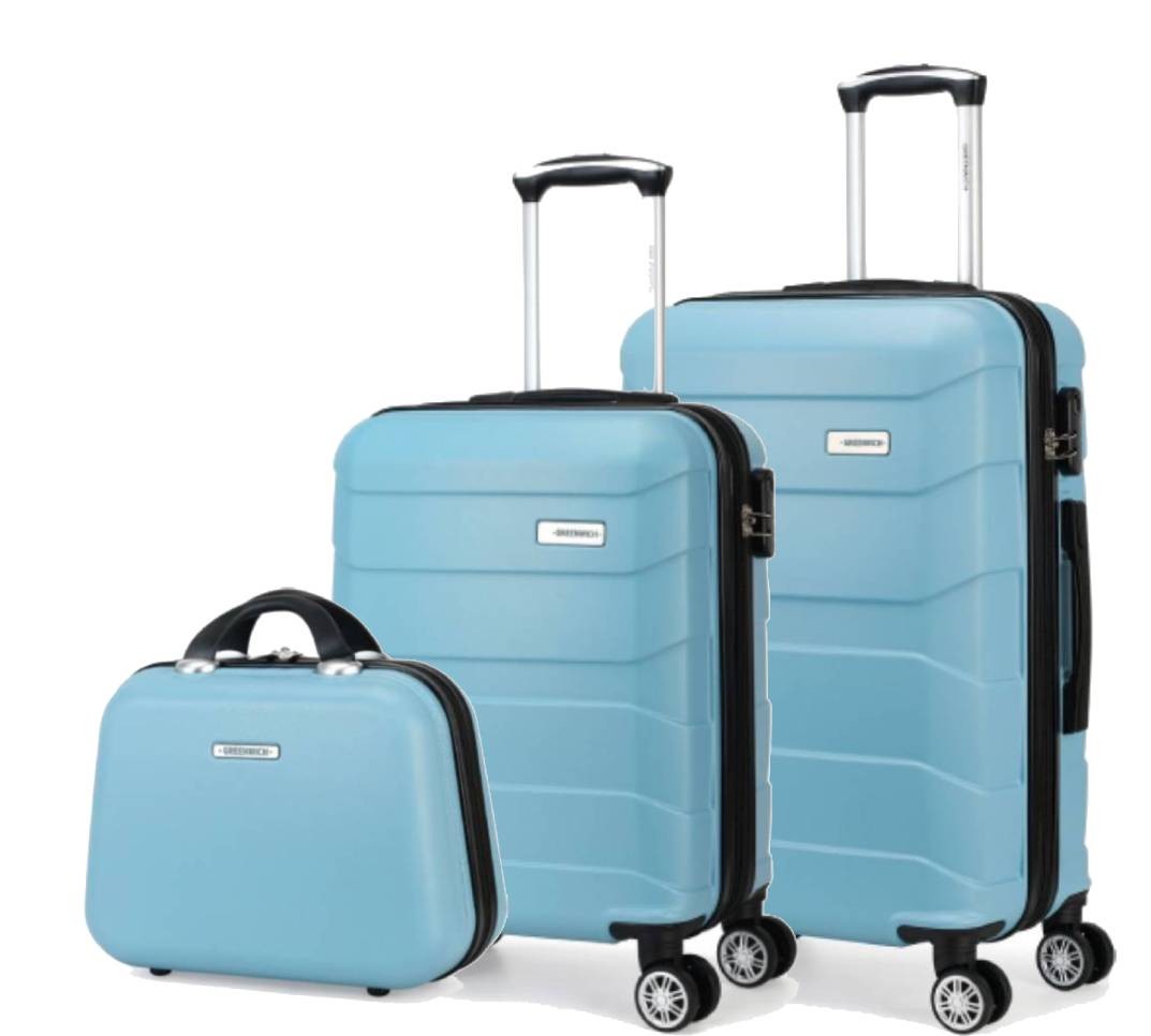 Set of extendable suitcases with Neceser BUDAPEST of Greenwich