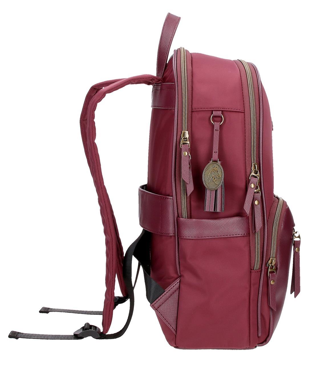 5262423 MOCHILA 40CM 2C. EL POTRO BURDEOS