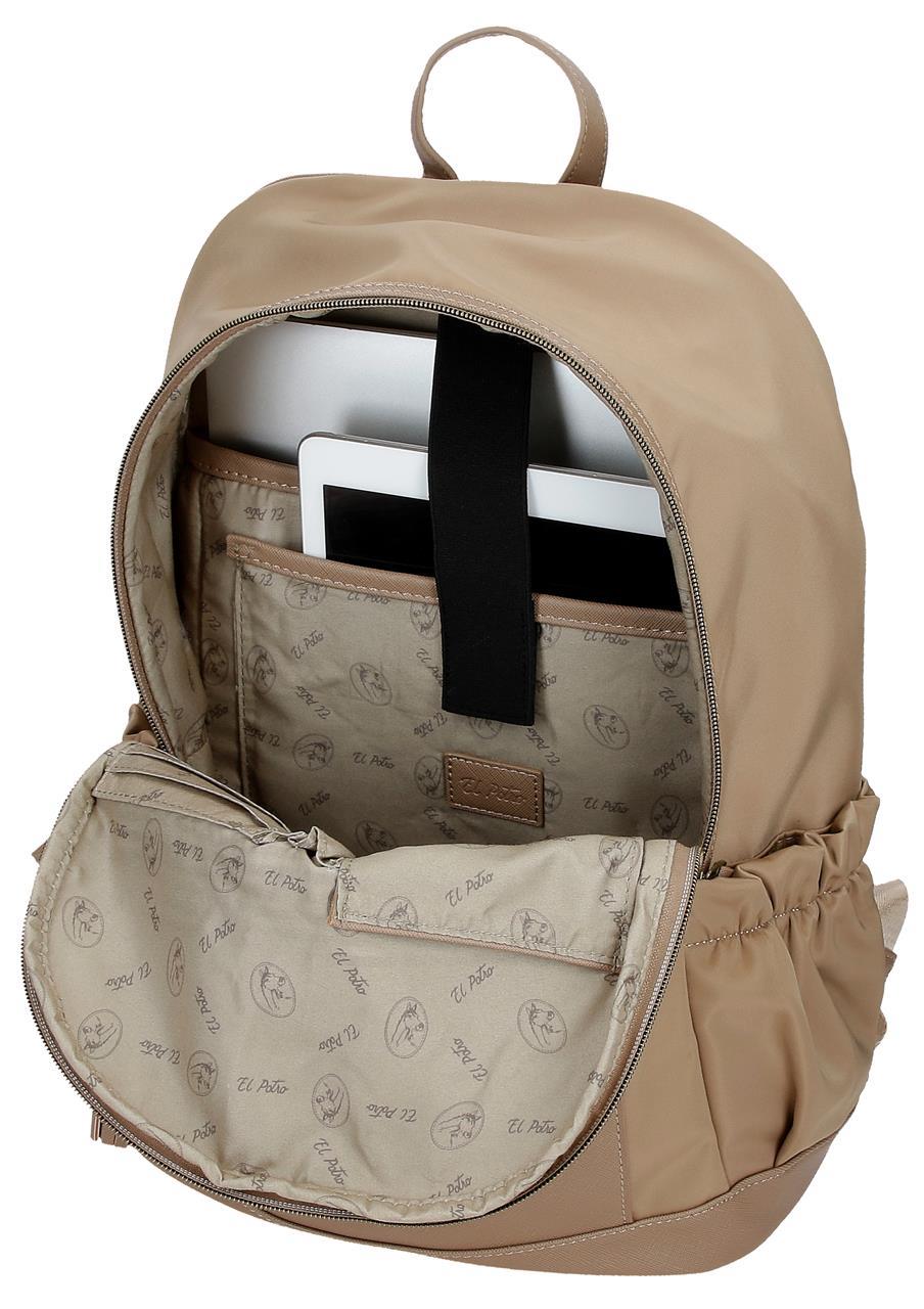 5262322 Backpack 40cm. EL POTRO LAN BEIGE