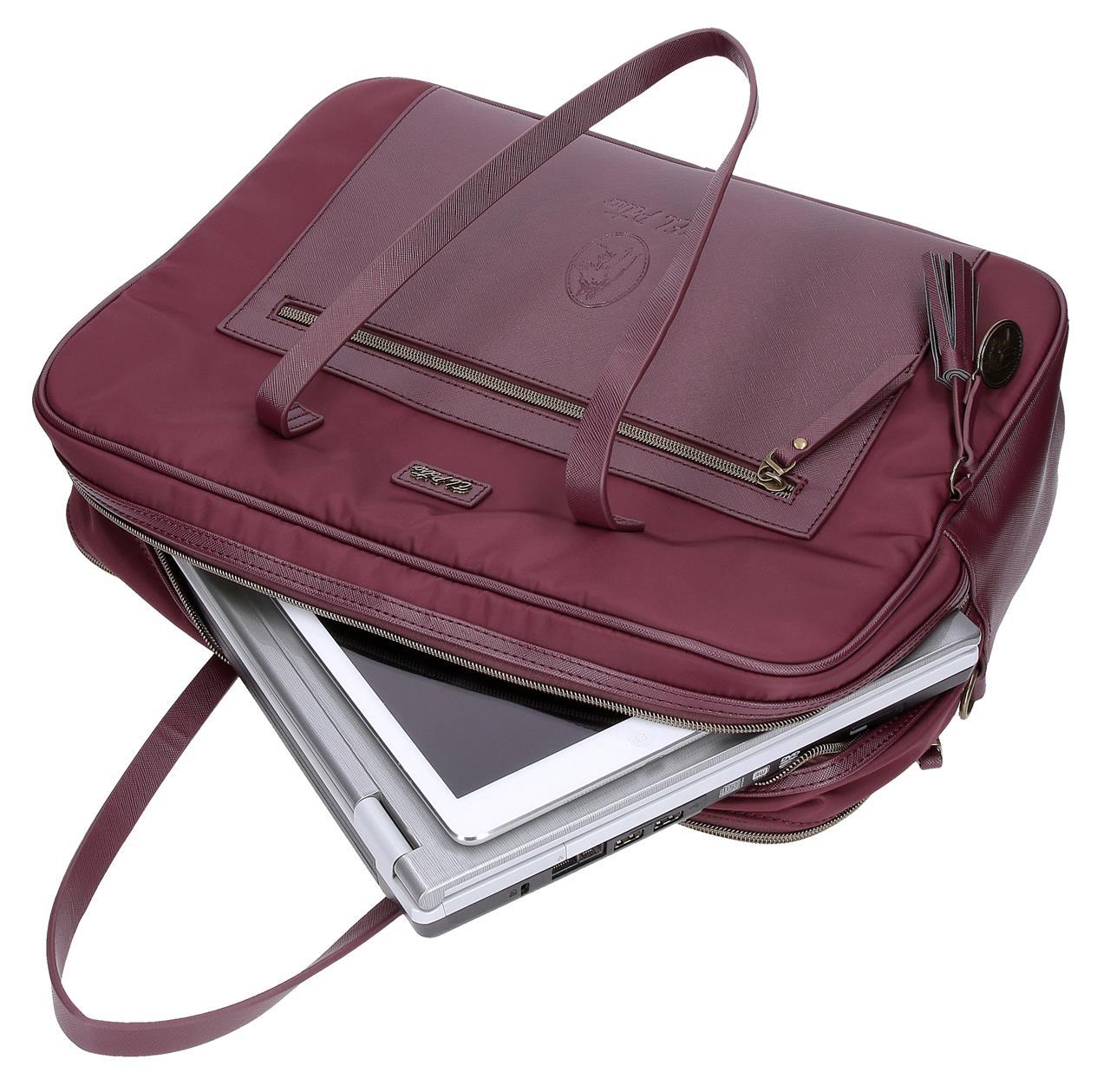 5266623 BORSA PORTAORDINE ADAP. 2C. EL POTRO LANA BORDEAUX