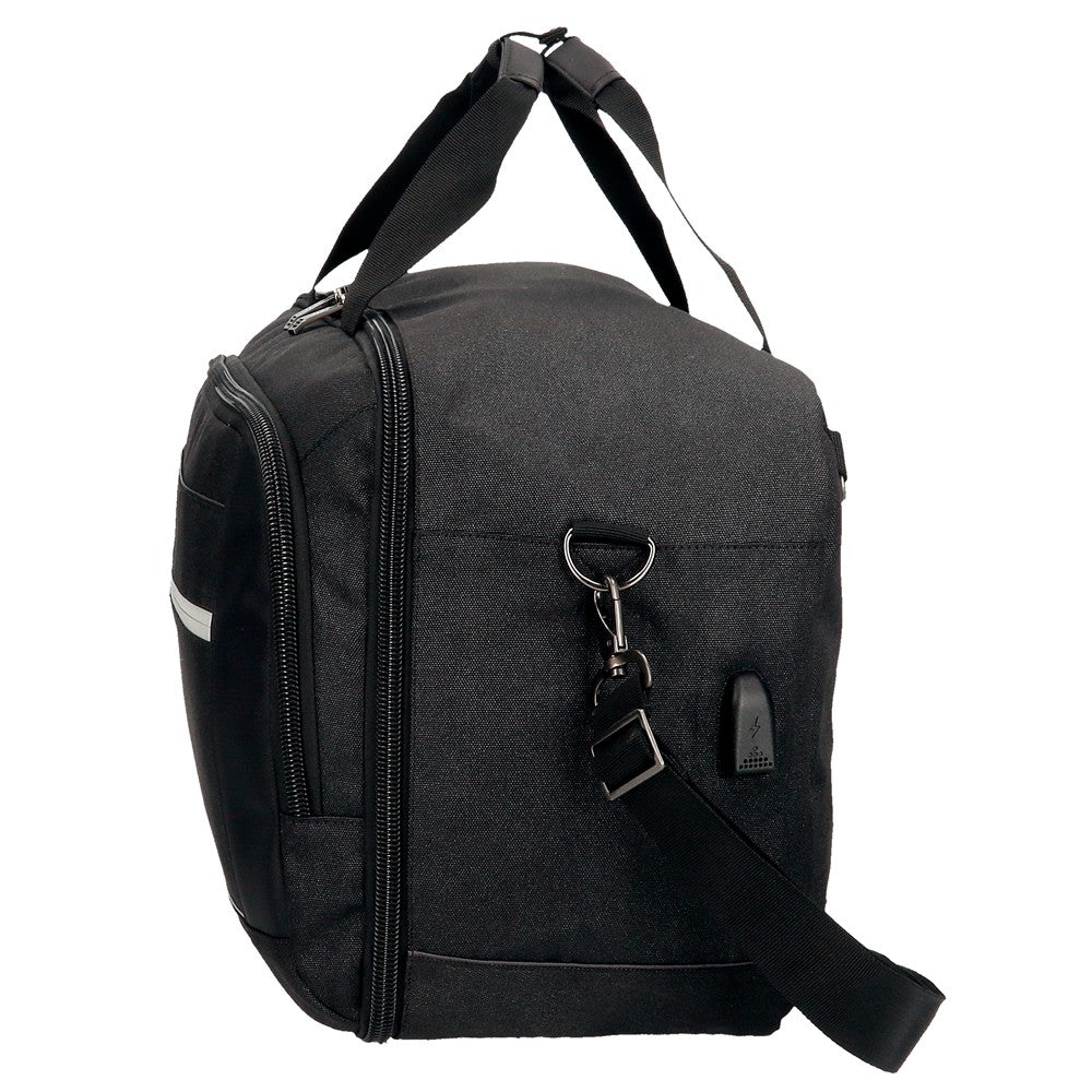 5176822 BOLSA TRAVEL 40CM. MOVOM BLACK TRIMMED