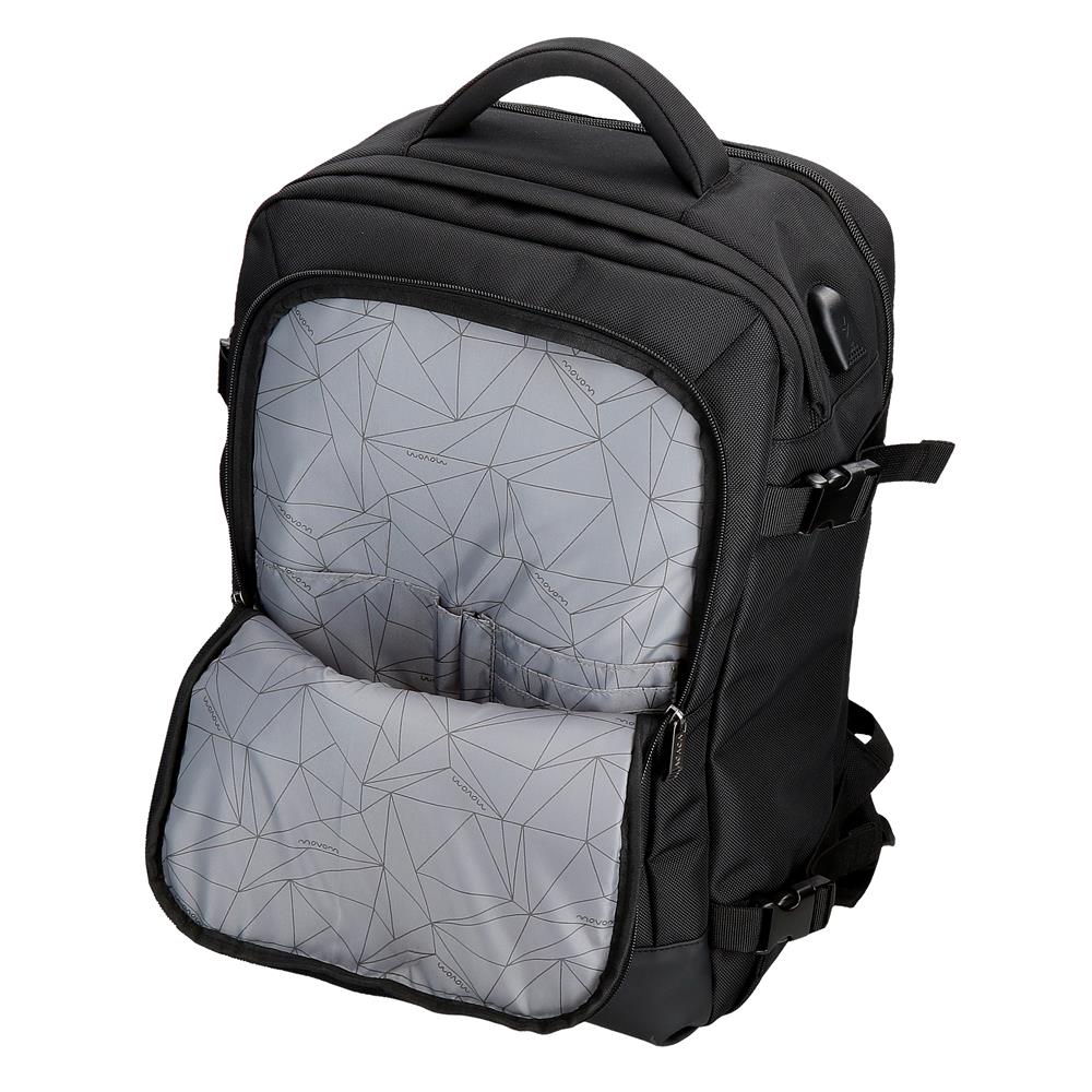 5342921 ZAINO DA VIAGGIO 44CM. MOVOM BUSTO NERO