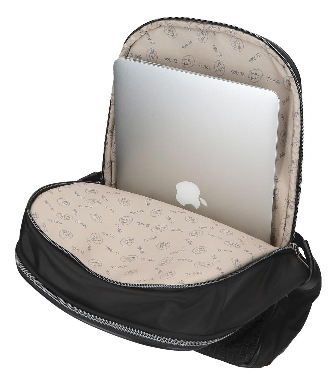 5362421 Rucksack anpassen. Puerta. EL POTRO LUNA SCHWARZ