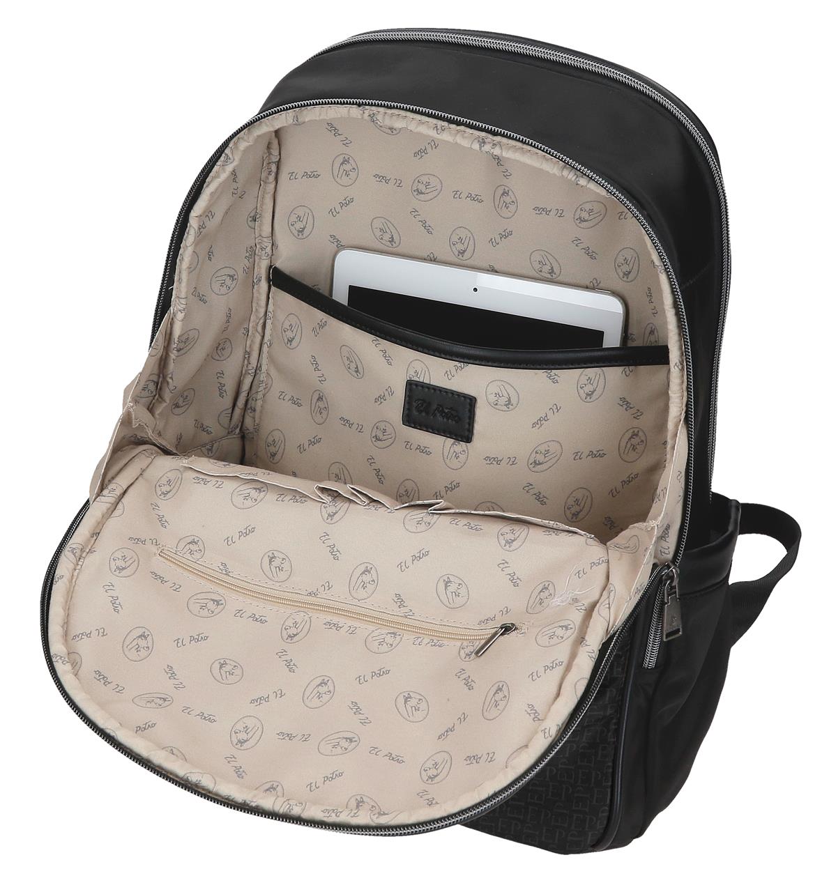 5362421 Rucksack anpassen. Puerta. EL POTRO LUNA SCHWARZ