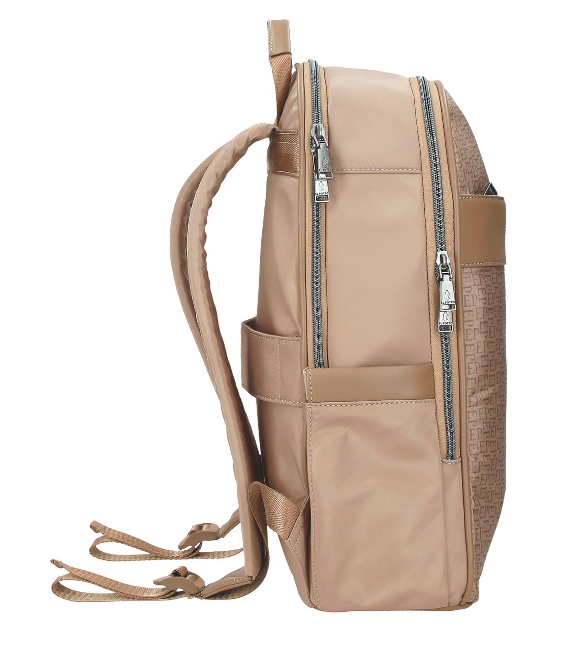 5362422 Tilpas rygsæk. Puerta. Luna beige Potro