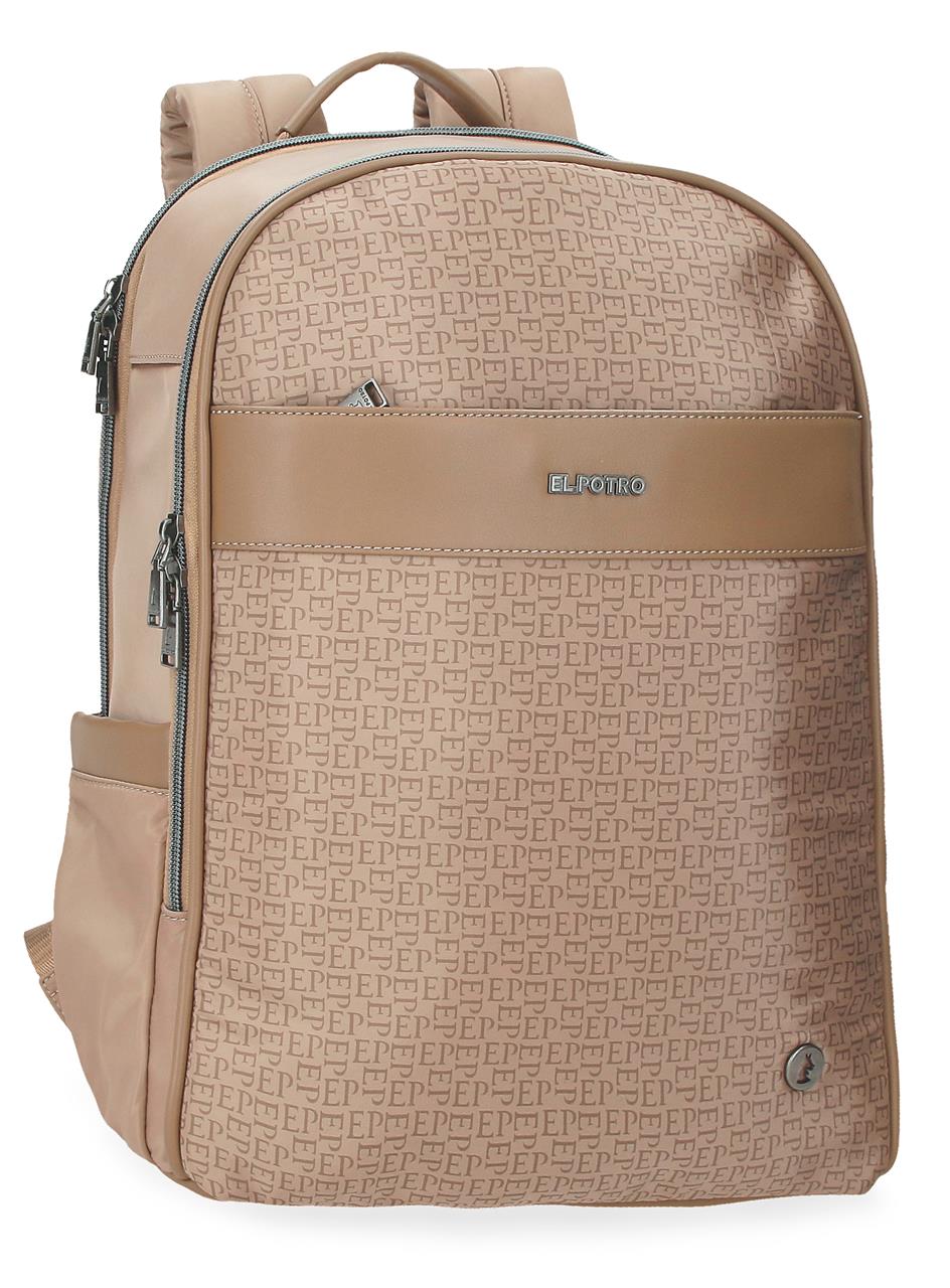 5362422 Tilpas rygsæk. Puerta. Luna beige Potro