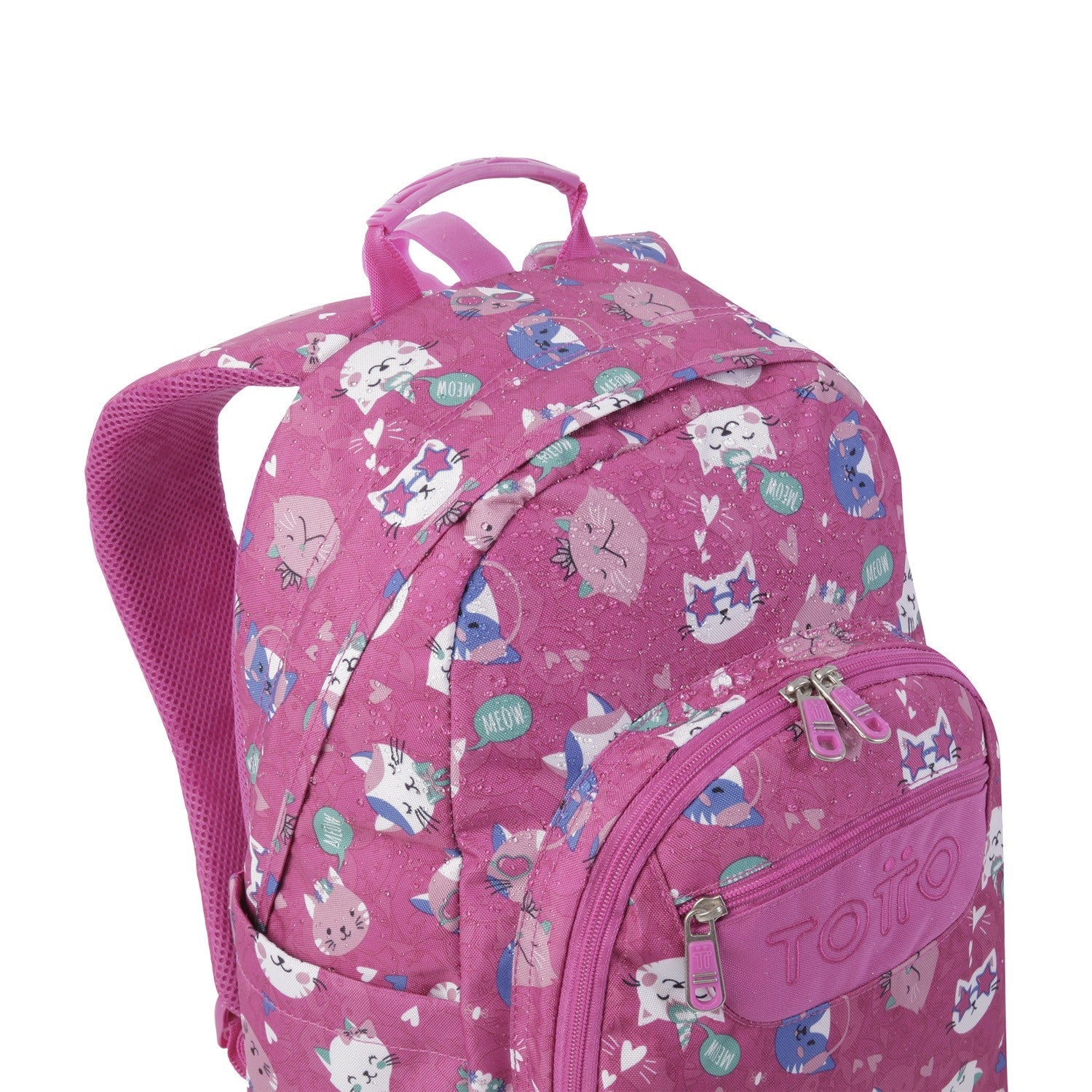 TOTTO School backpack - Acuareles - 8IW Fiesta Gatitos
