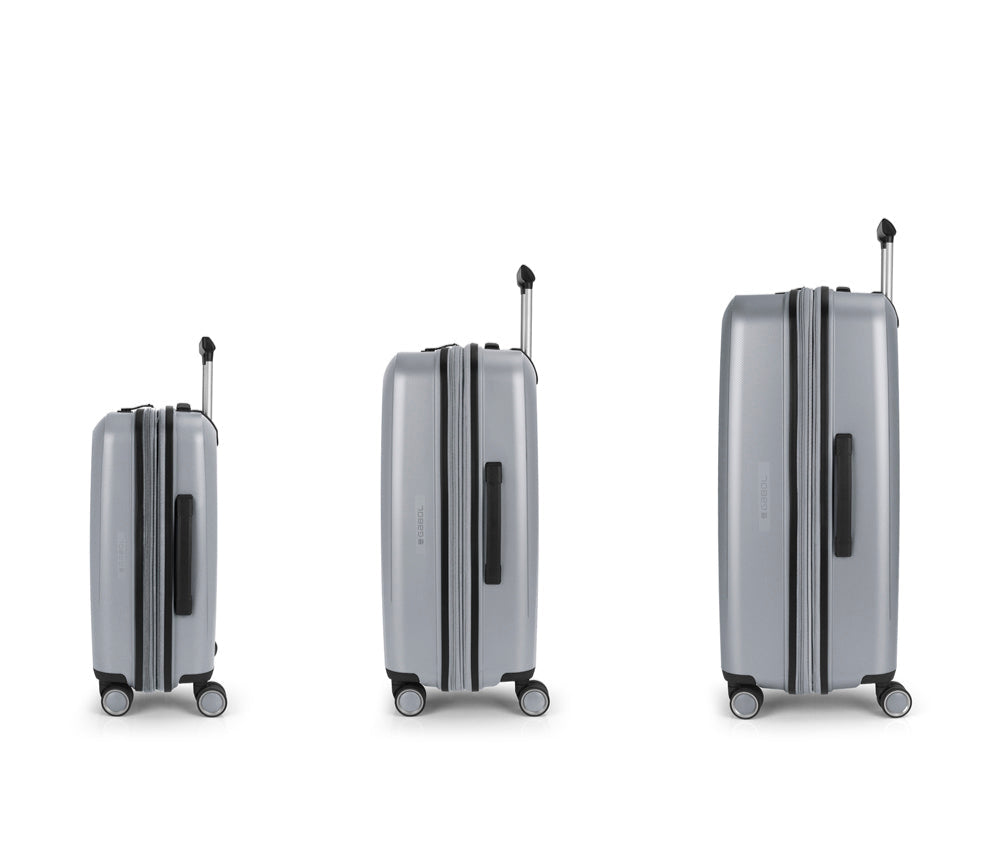 GABOL SET 3 extendable suitcases BROOKLYN