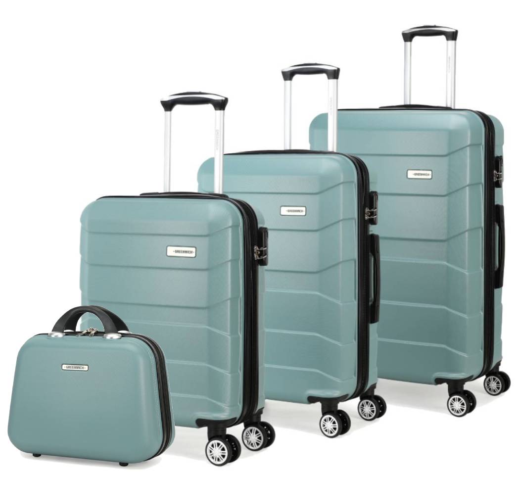 Set of extendable suitcases Budapest with Neceser Greenwich
