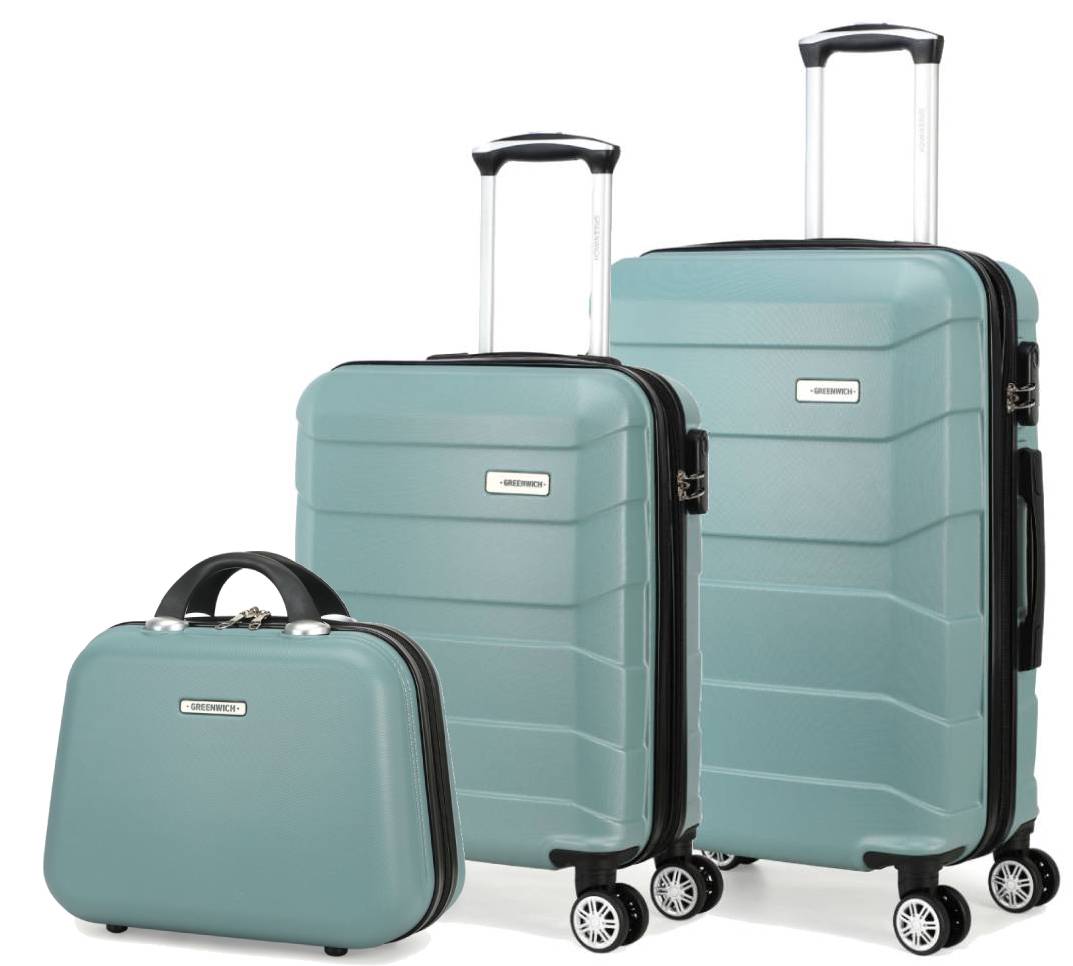 Set of extendable suitcases with Neceser BUDAPEST of Greenwich