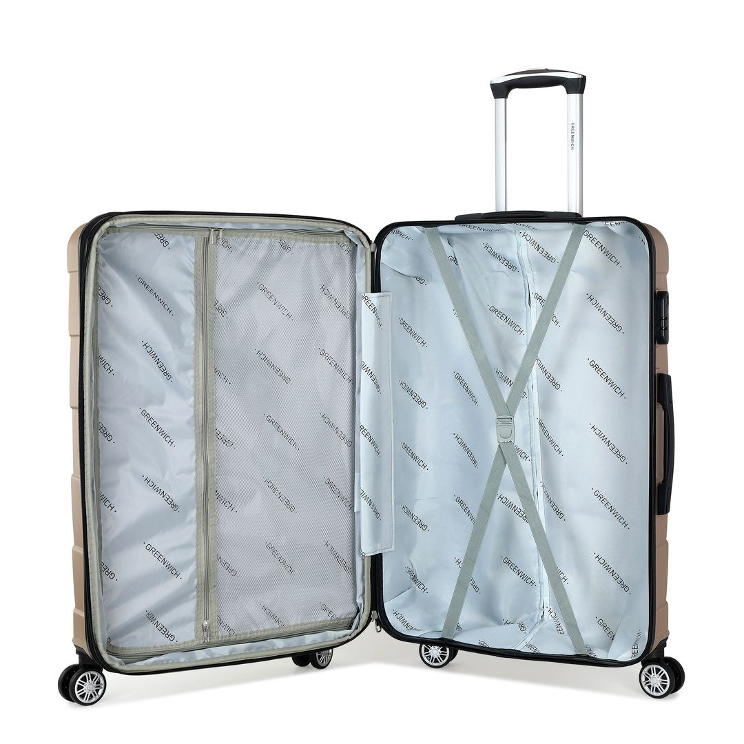 Set of extendable suitcases Budapest with Neceser Greenwich