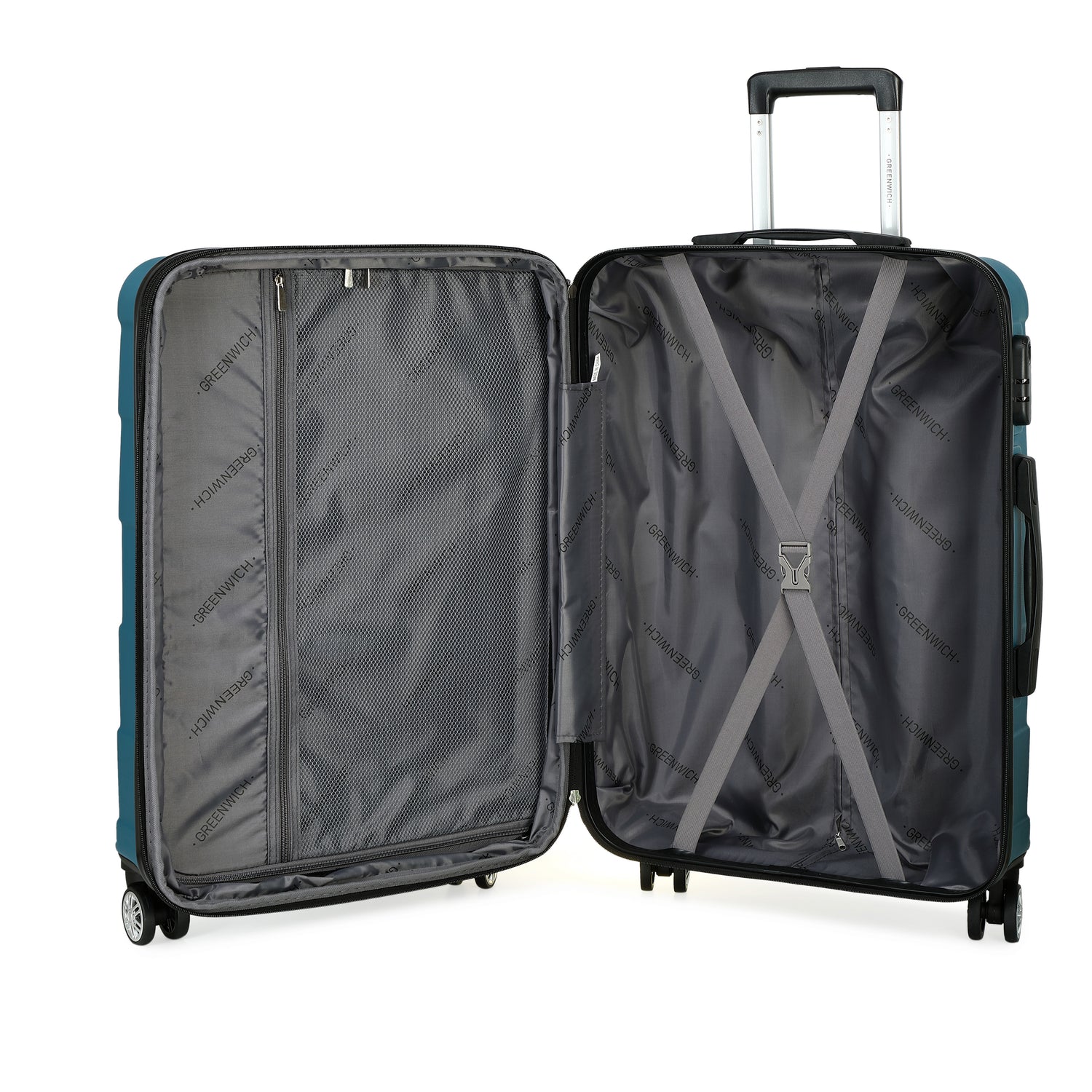 Extensible medium and small suitcase set BUDAPEST of Greenwich