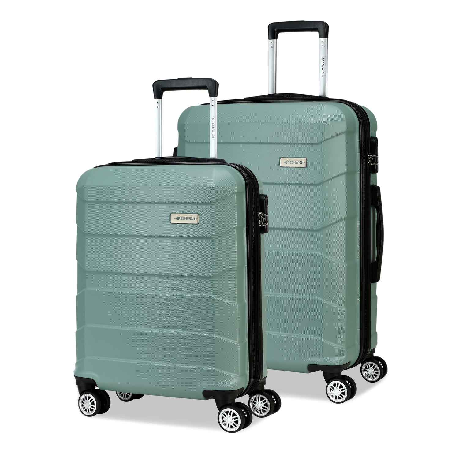 Extensible medium and small suitcase set BUDAPEST of Greenwich