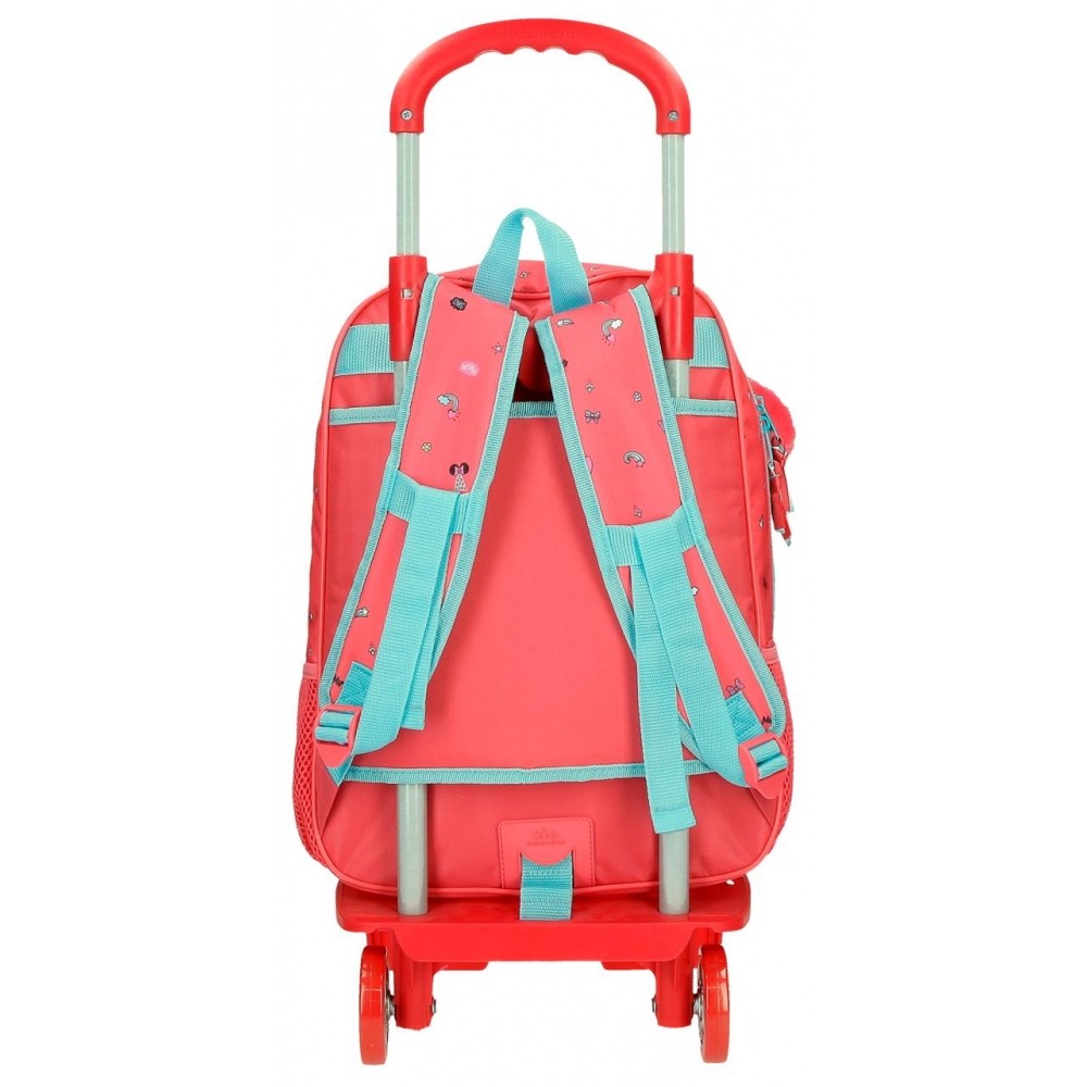 Schul -Rucksack Minnie Lovin Life 38 cm mit Auto