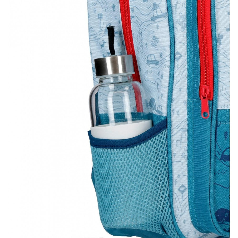 School backpack Mickey Road Trip 38cm with car