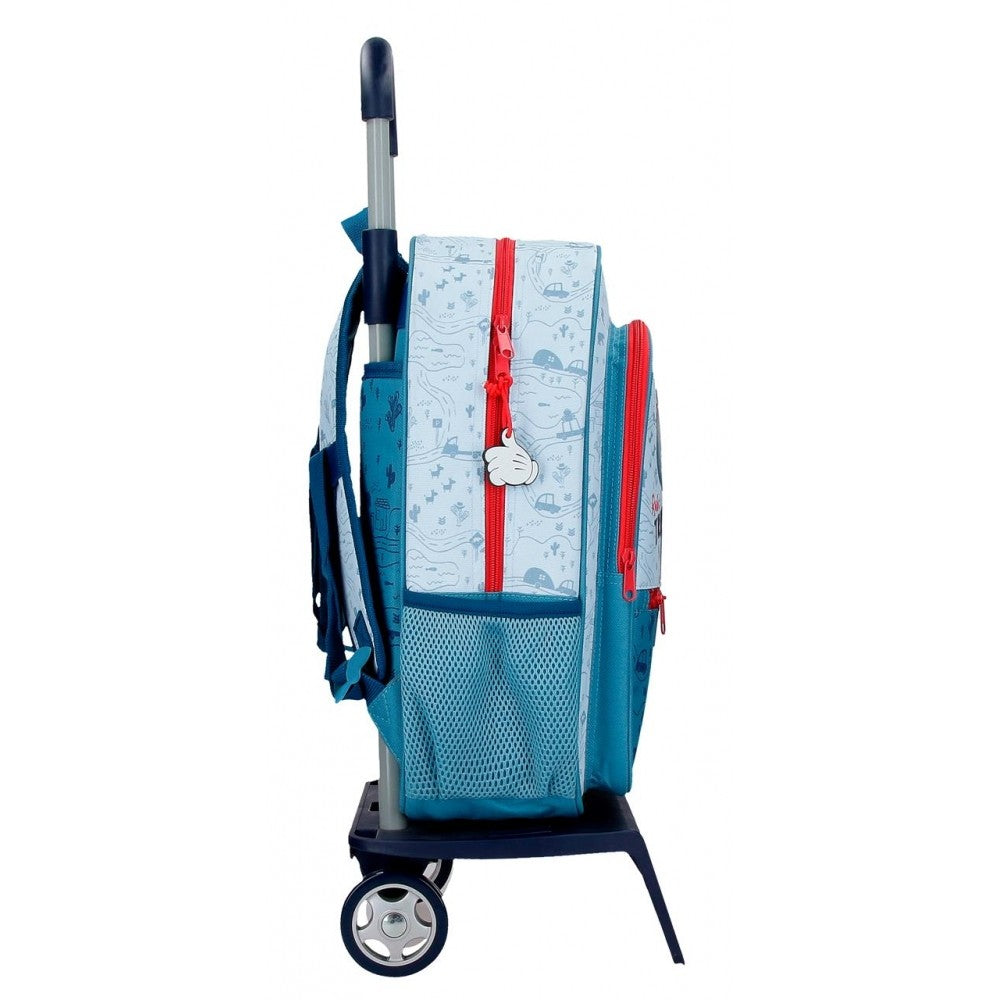 School backpack Mickey Road Trip 38cm with car