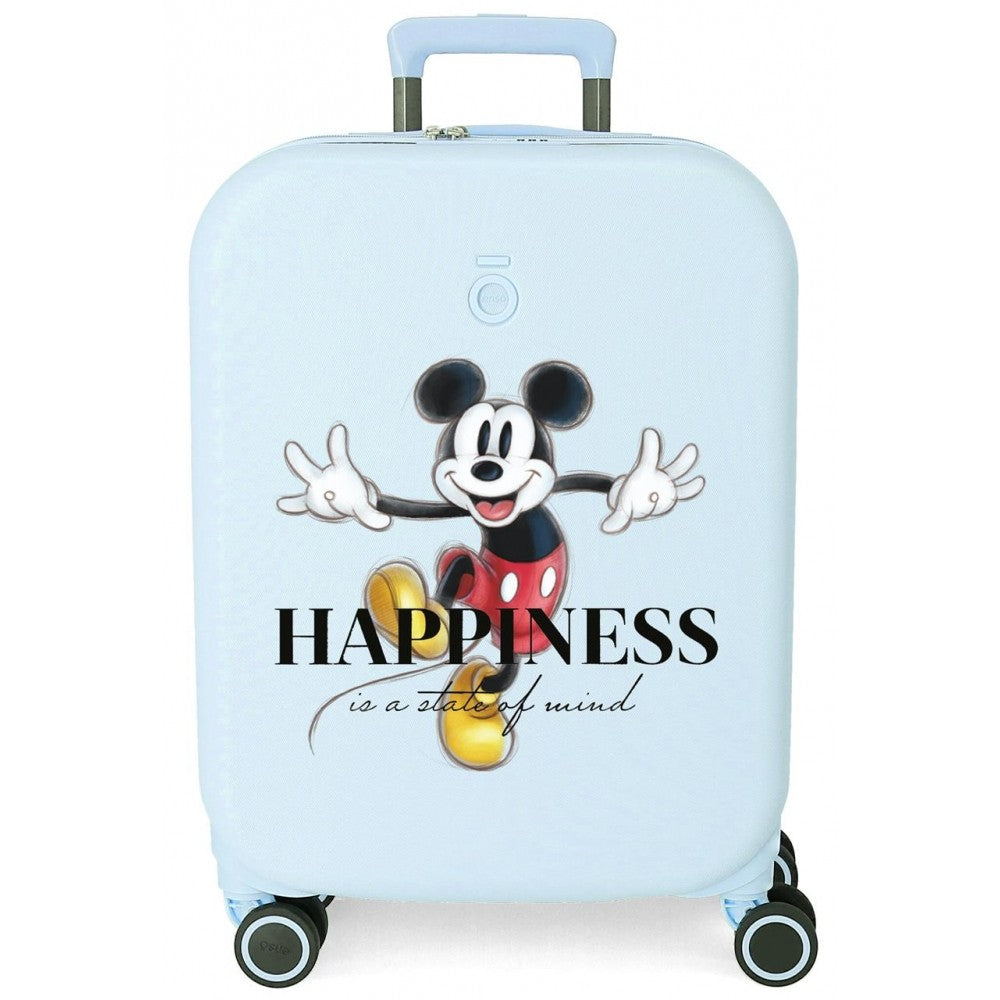Valise cabine Disney 100 Happiness Avec extensible 55 cm
