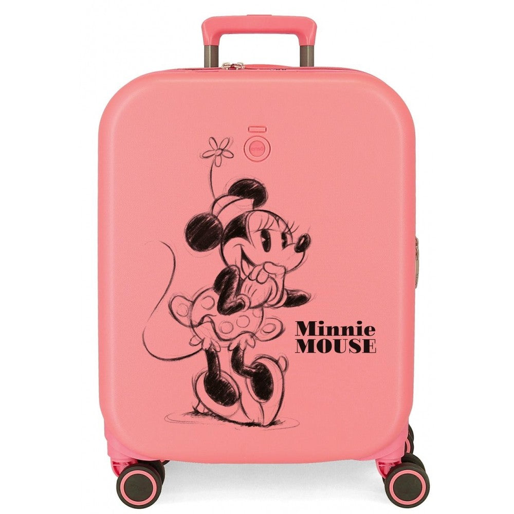 Valise cabine Disney 100 Happiness Avec extensible 55 cm
