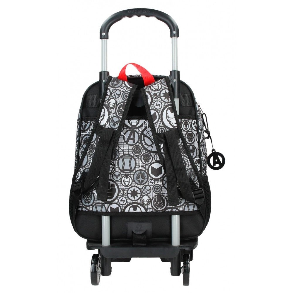 Zaino scolastico Avengers Heroes 38 cm con auto