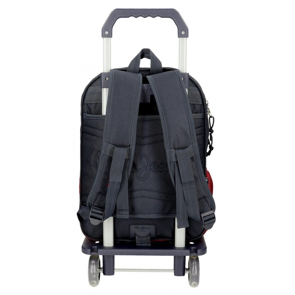 School backpack two compartments Pepe Jeans Clark 40cm with car
