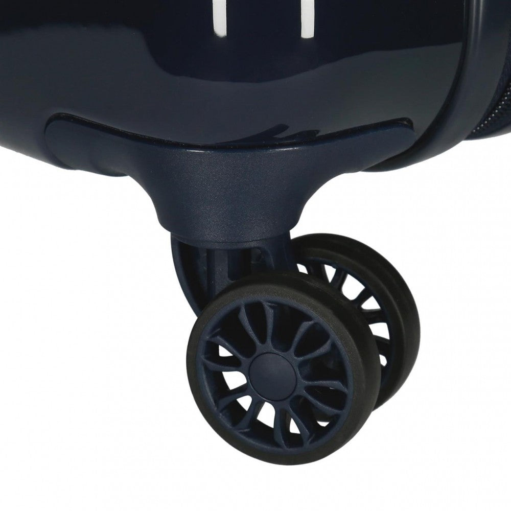 Cabin suitcase Mickey Get Moving rigid 55 cm marine