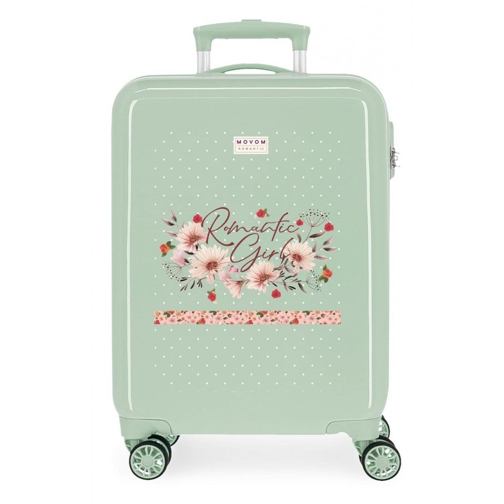Cabin suitcase Movom Romantic Girl rigid 55cm