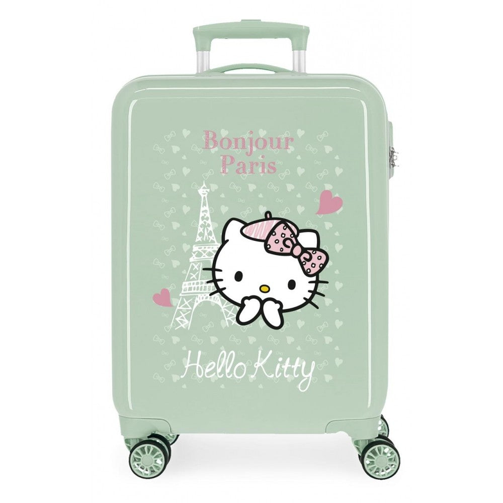 Valigia da cabina Hello Kitty Paris rigido 55cm