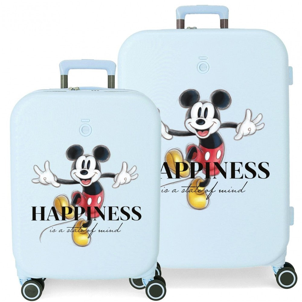 Juego de maletas Disney 100 Happiness 55 / 70 cm Azul 1