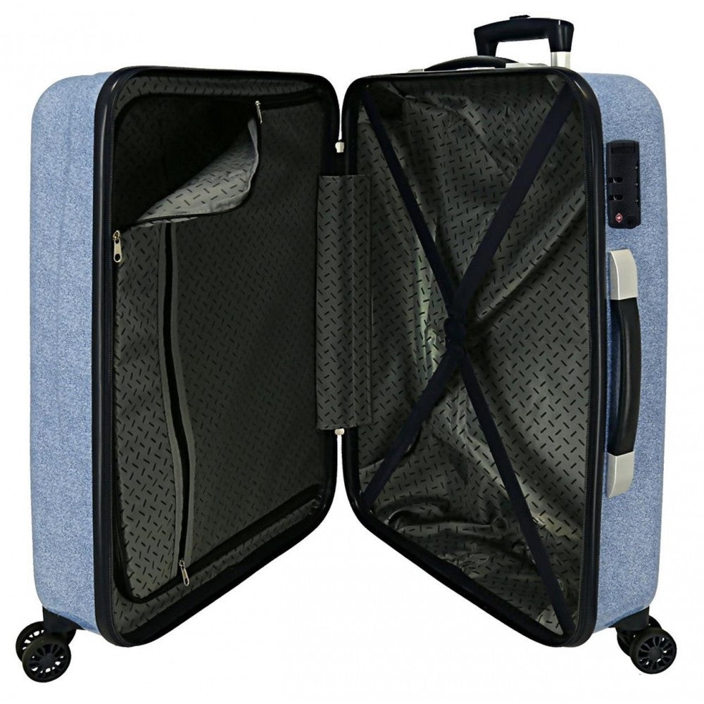 Medium suitcase Spiderman Denim rigid 68cm