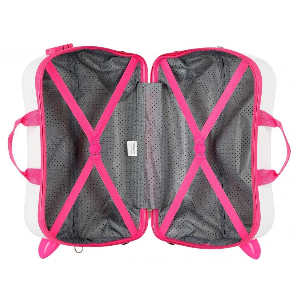 Suitcase pour enfants 2 roues multidirectionnelles Aristocats Marie in White